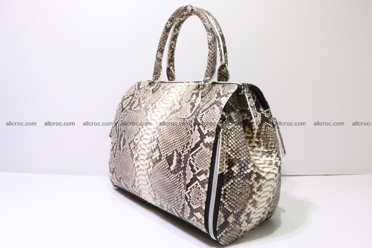 Handbag for women from genuine python skin 214 Foto 2