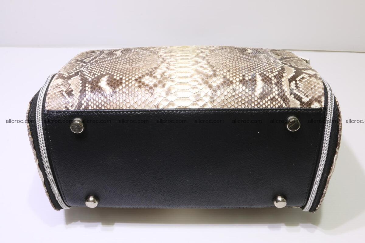 Handbag for women from genuine python skin 214 Foto 4