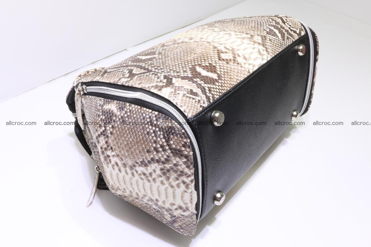 Handbag for women from genuine python skin 214 Foto 5