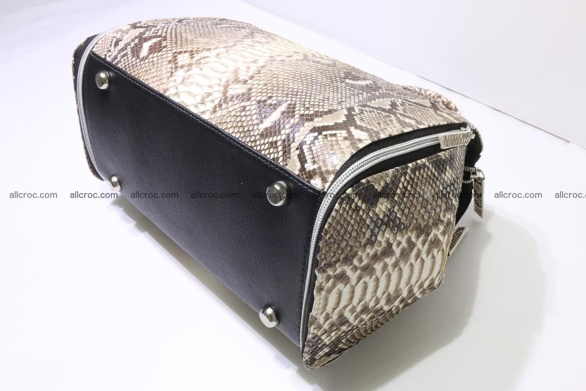 Handbag for women from genuine python skin 214 Foto 6