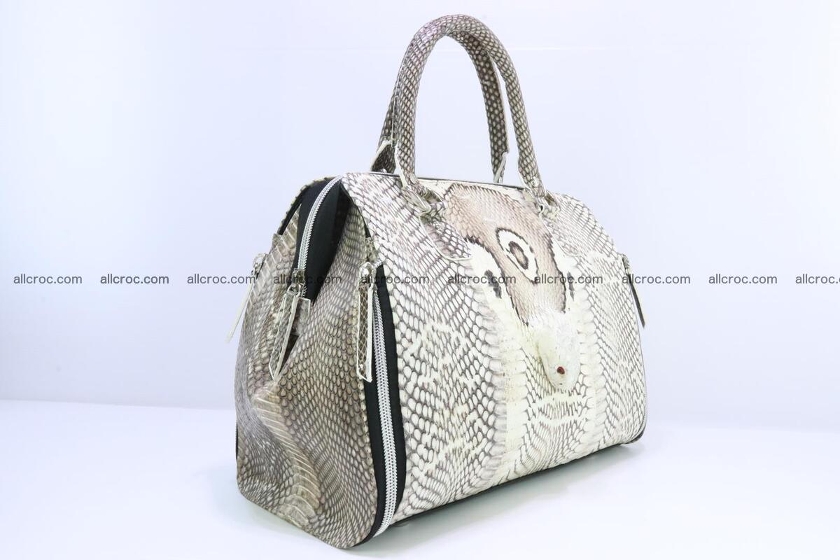 Handbag from cobra skin for lady 188 Foto 1