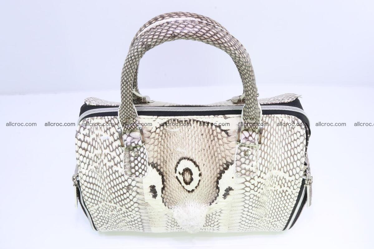 Handbag from cobra skin for lady 188 Foto 5