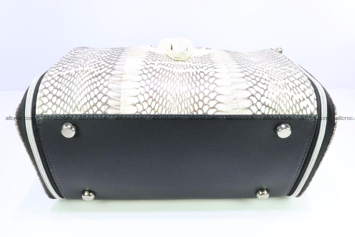 Handbag from cobra skin for lady 188 Foto 8