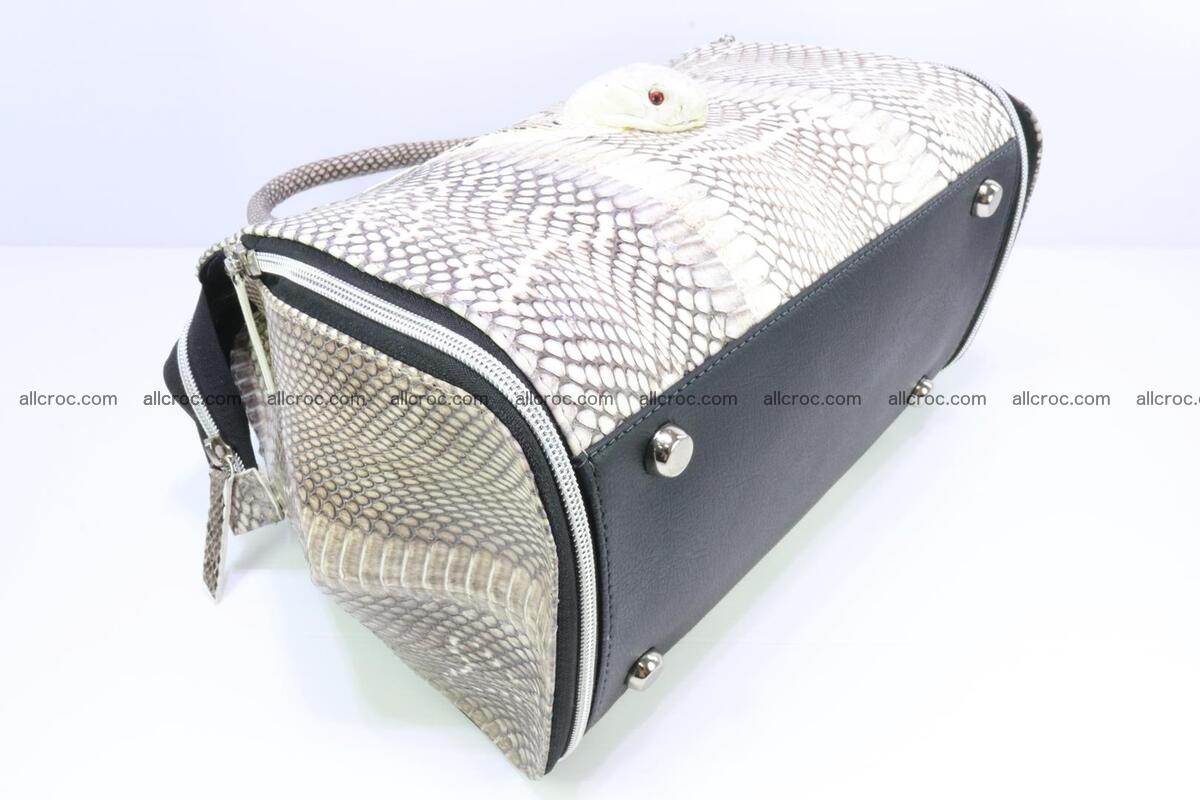 Handbag from cobra skin for lady 188 Foto 9