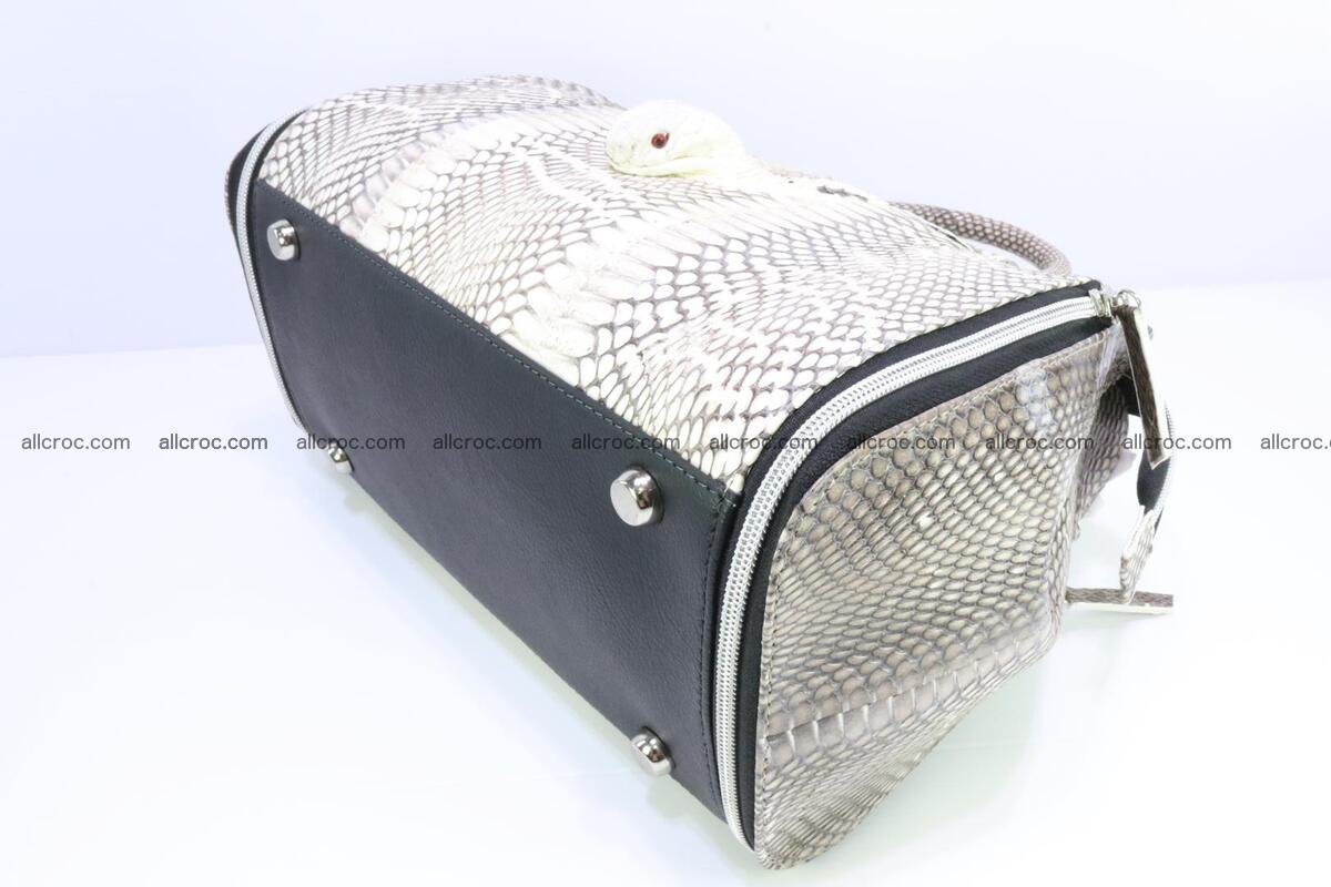 Handbag from cobra skin for lady 188 Foto 10