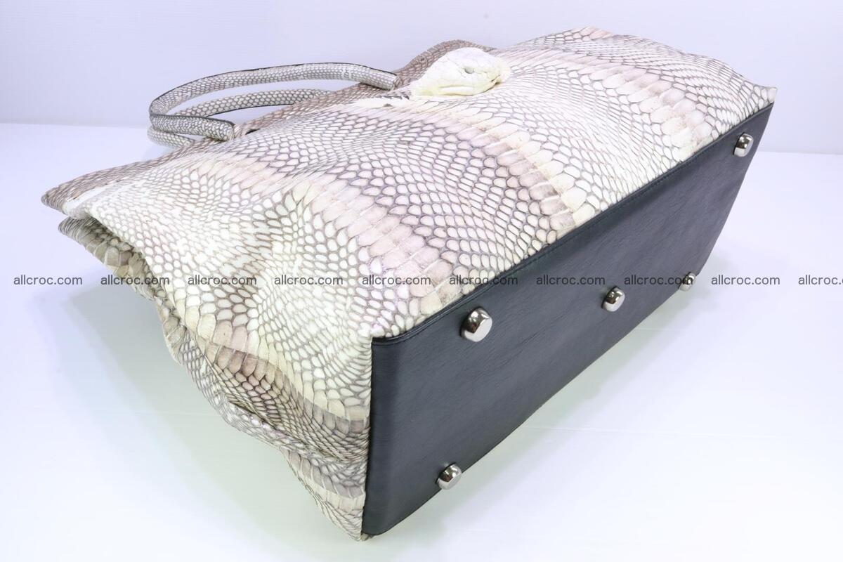 Handbag from cobra skin for lady 182 Foto 13