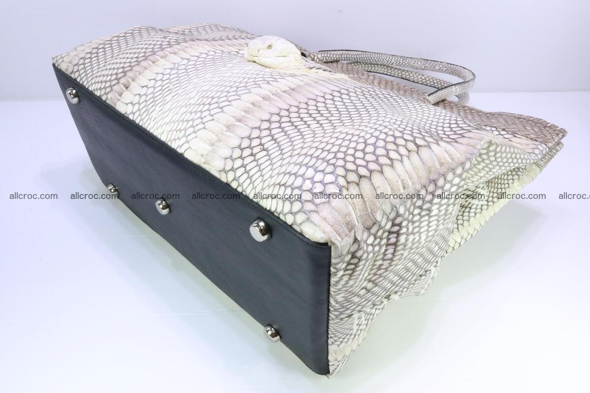 Handbag from cobra skin for lady 182 Foto 14