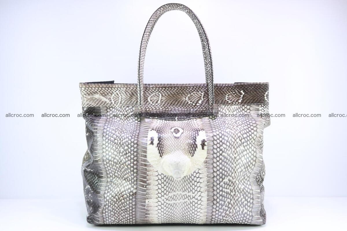Handbag from cobra skin for lady 183 Foto 0