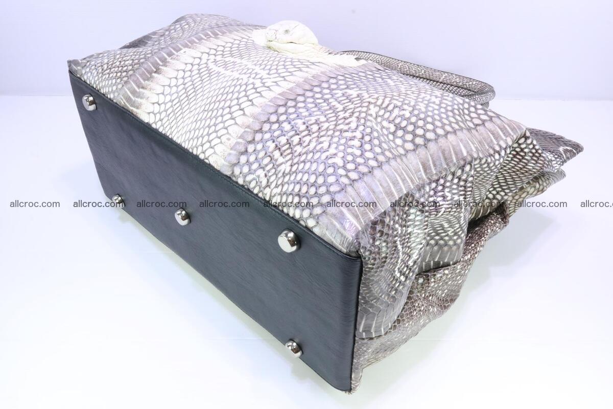 Handbag from cobra skin for lady 183 Foto 7