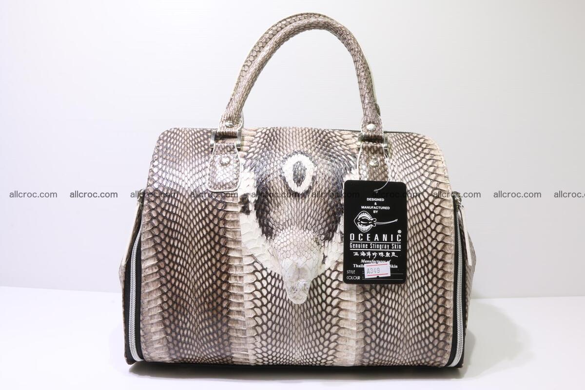 Handbag from cobra skin for lady 416 Foto 0