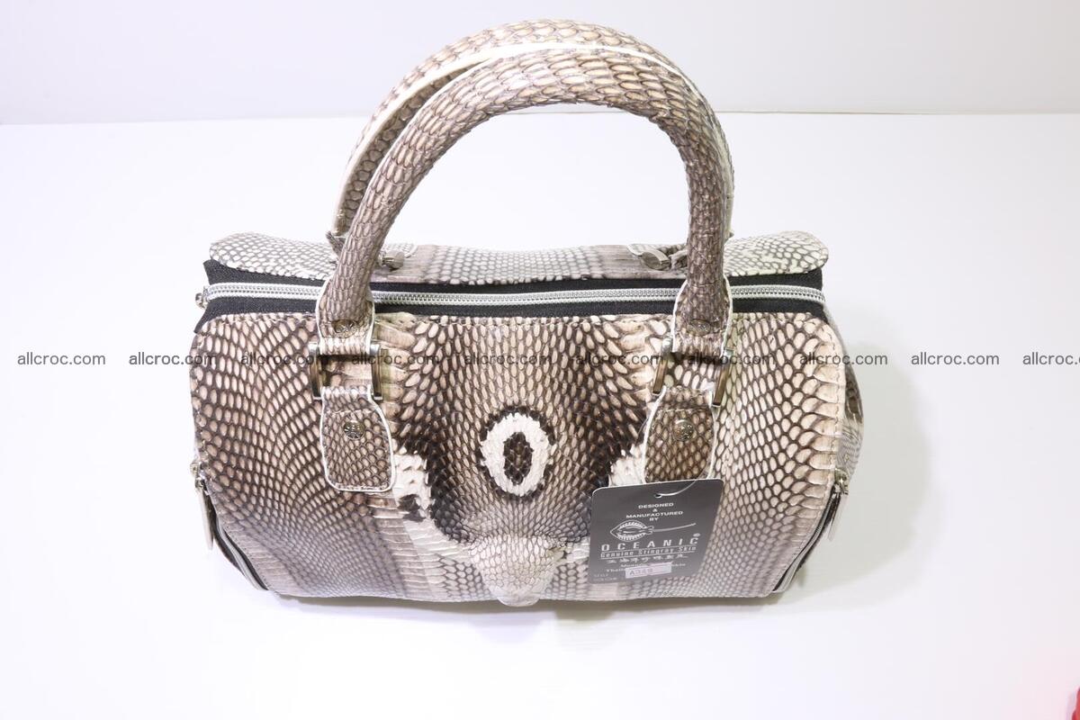 Handbag from cobra skin for lady 416 Foto 6