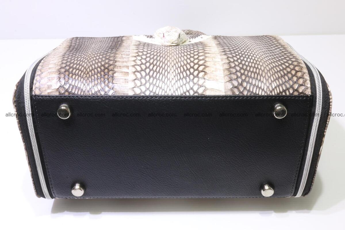 Handbag from cobra skin for lady 416 Foto 9