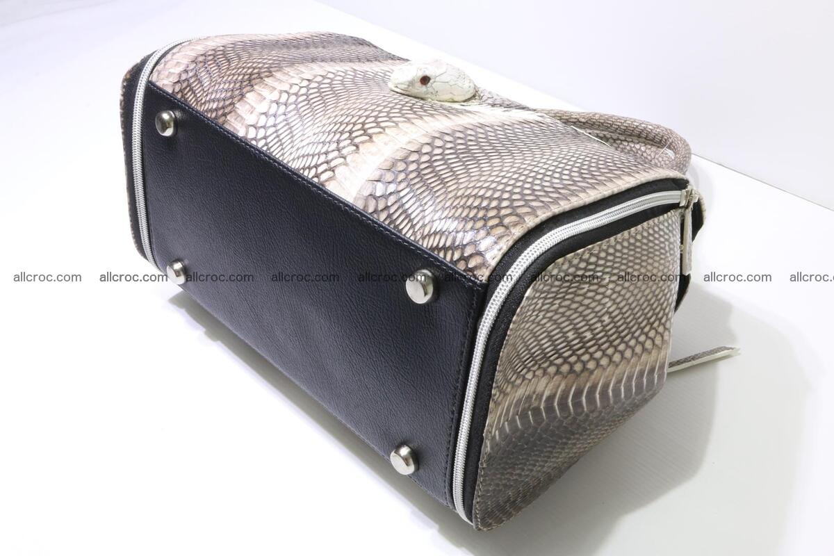 Handbag from cobra skin for lady 416 Foto 11