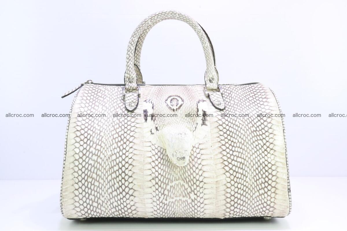 Handbag from cobra skin with head of cobra 170 Foto 0