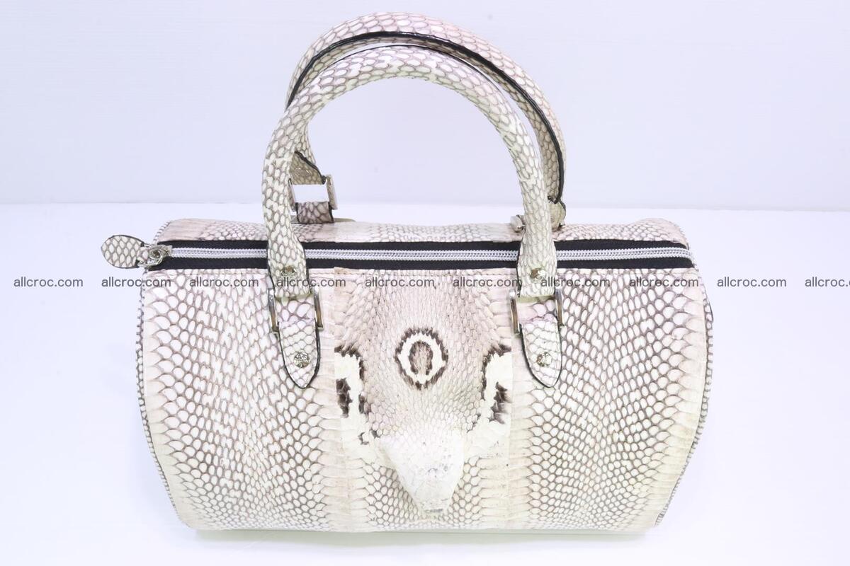 Handbag from cobra skin with head of cobra 170 Foto 5