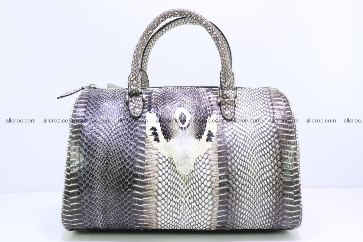 Handbag from cobra skin with head of cobra 171 Foto 0