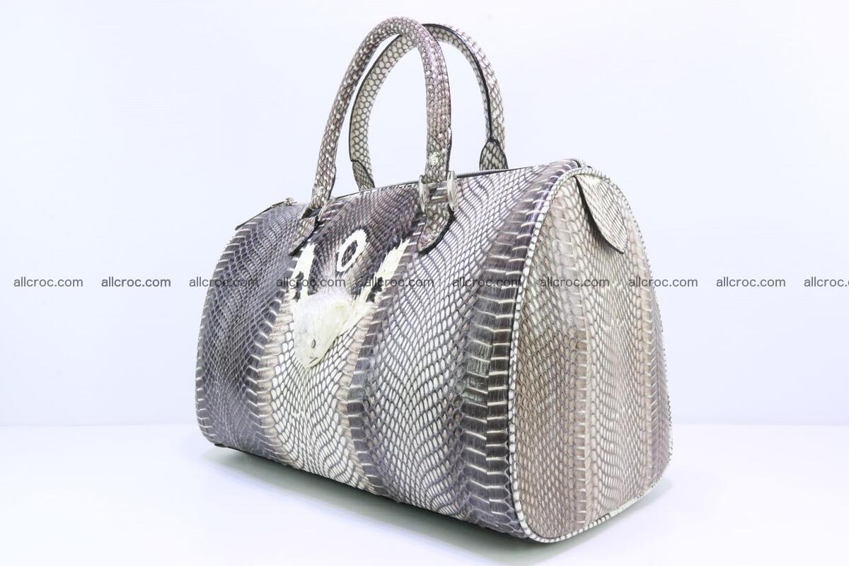 Handbag from cobra skin with head of cobra 171 Foto 1