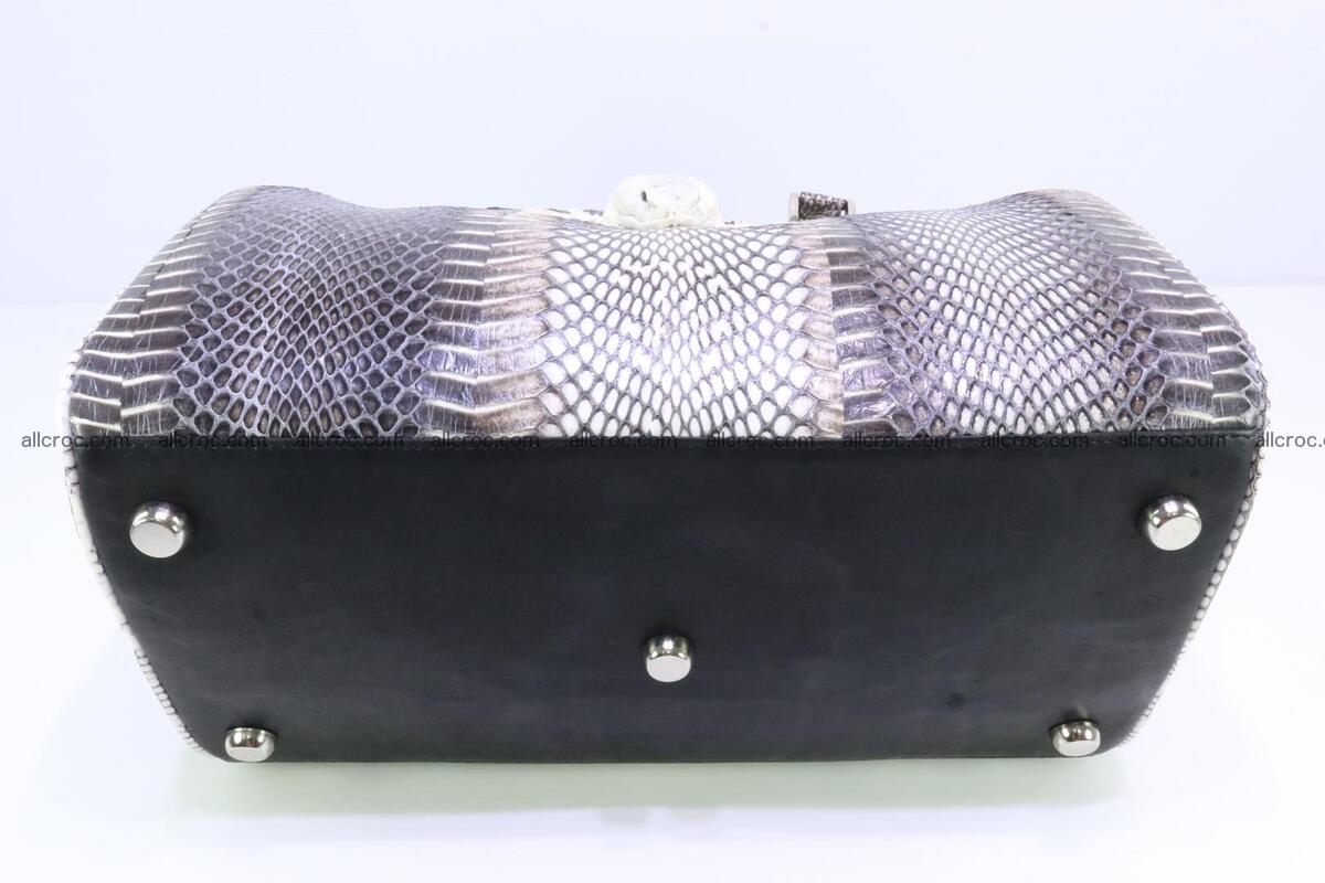 Handbag from cobra skin with head of cobra 171 Foto 9
