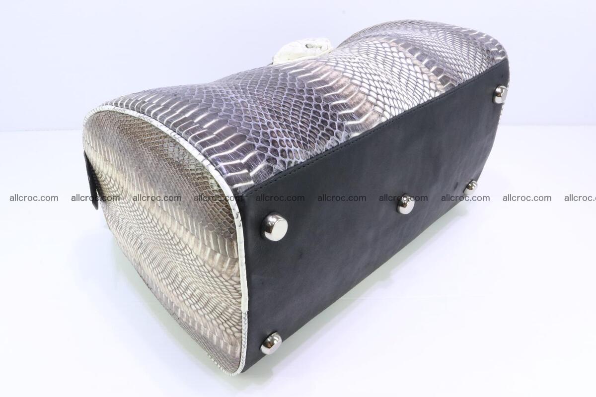Handbag from cobra skin with head of cobra 171 Foto 10