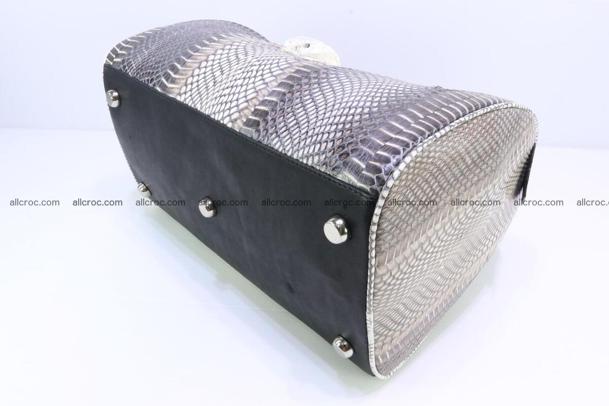 Handbag from cobra skin with head of cobra 171 Foto 7