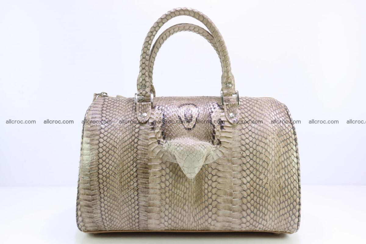 Handbag from cobra skin with head of cobra 172 Foto 0
