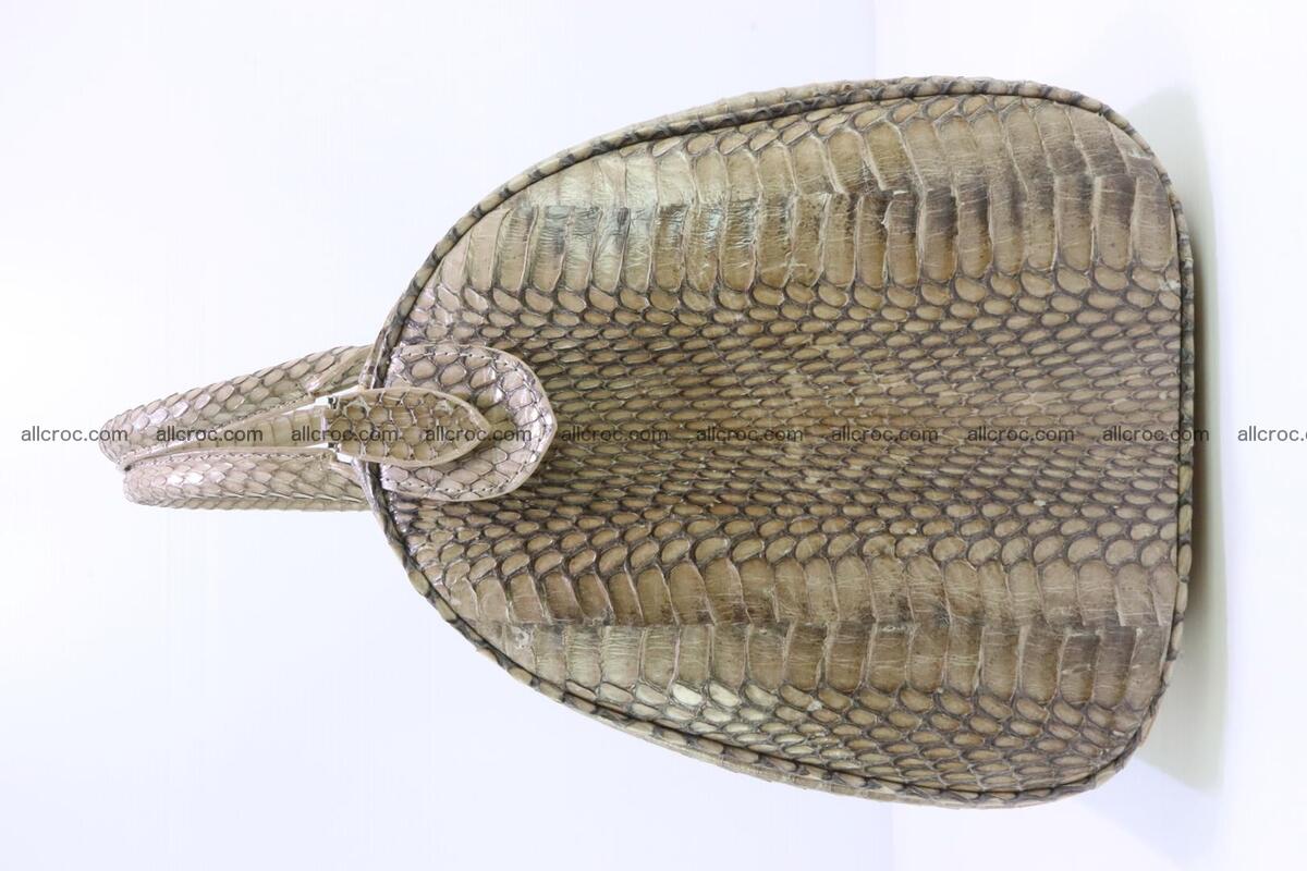 Handbag from cobra skin with head of cobra 172 Foto 10