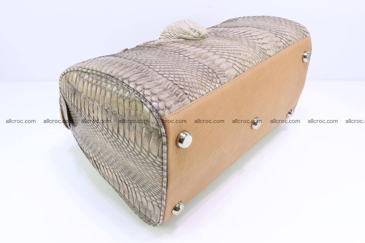 Handbag from cobra skin with head of cobra 172 Foto 8