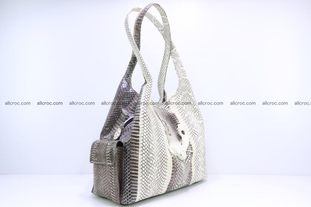 Handbag from cobra skin with head of cobra 173 Foto 1