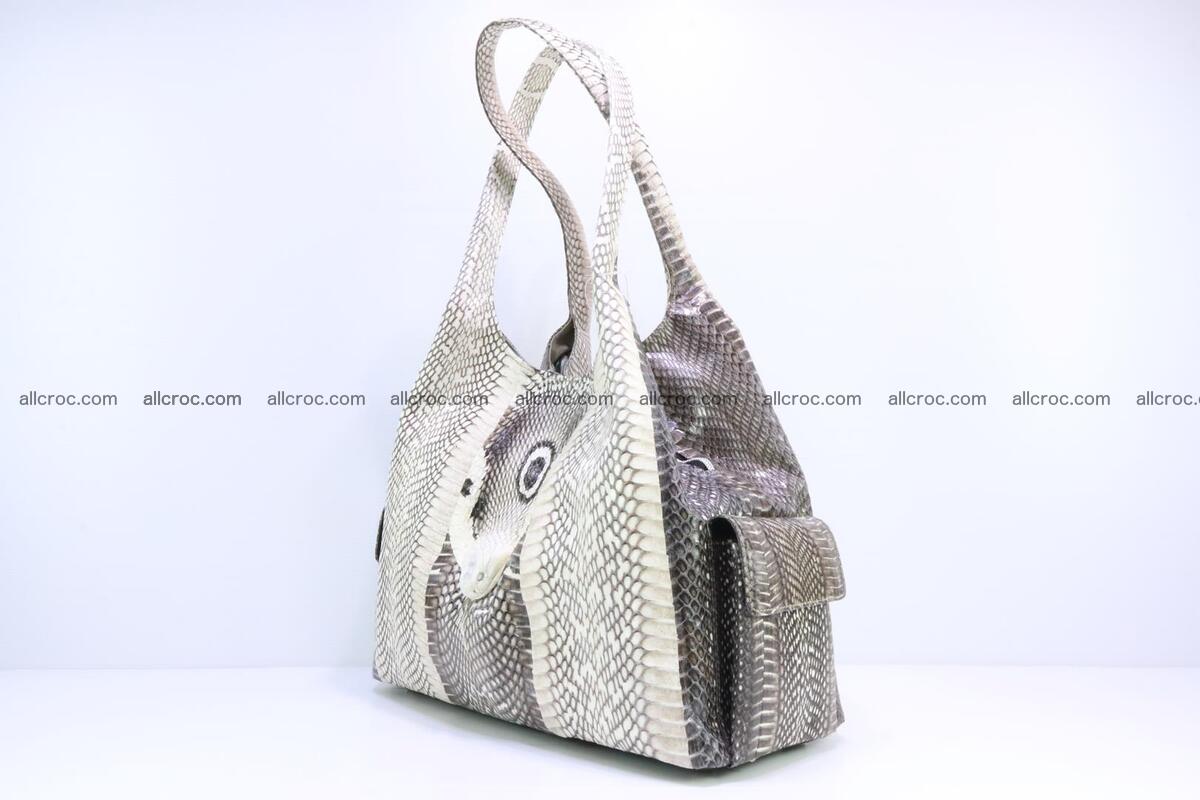 Handbag from cobra skin with head of cobra 173 Foto 2