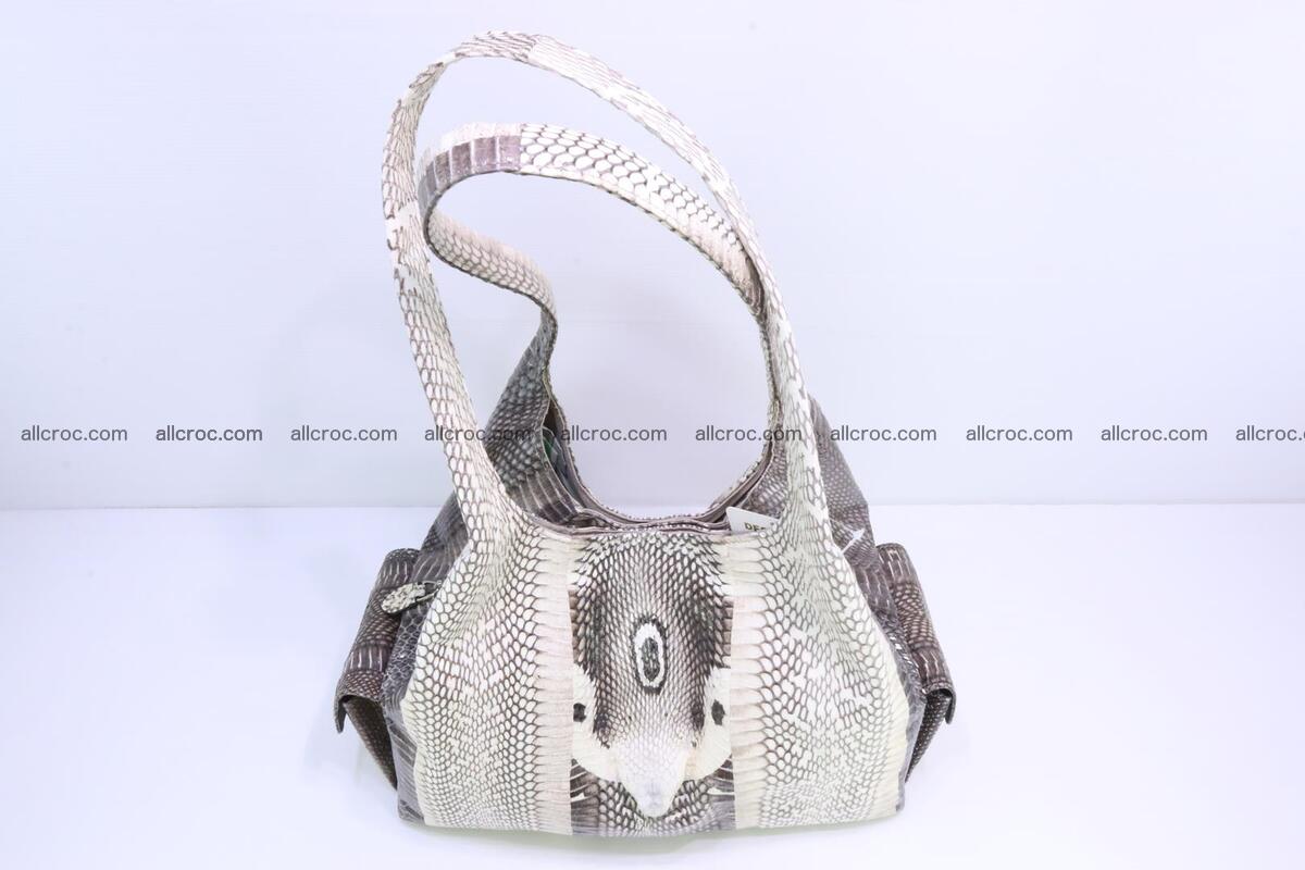 Handbag from cobra skin with head of cobra 173 Foto 4