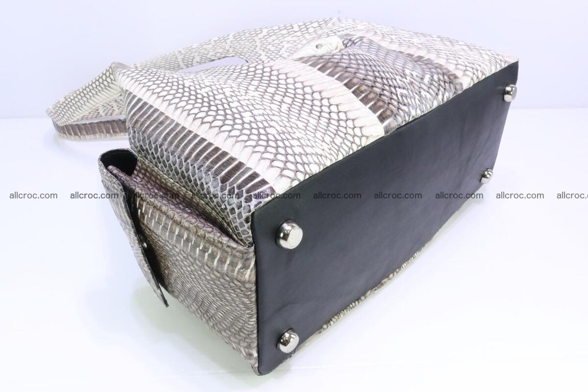Handbag from cobra skin with head of cobra 173 Foto 8