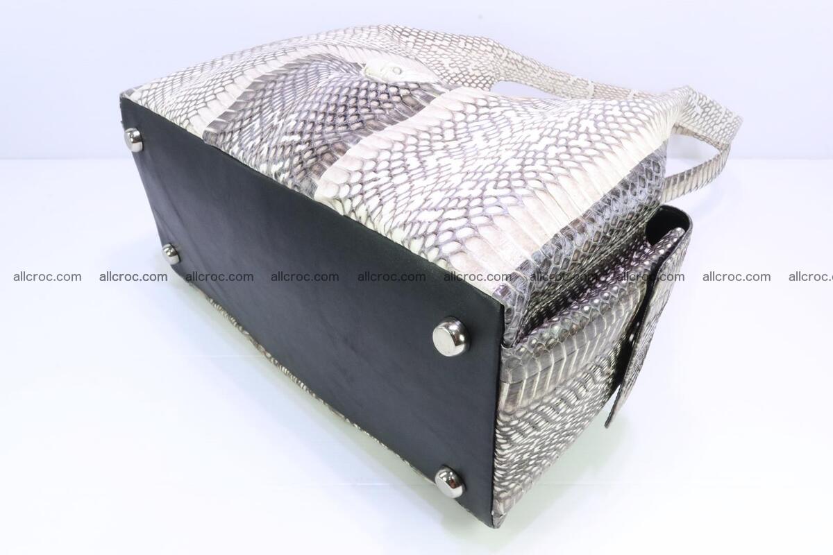 Handbag from cobra skin with head of cobra 173 Foto 9