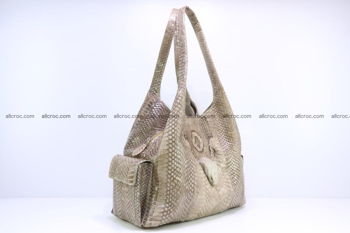 Handbag from cobra skin with head of cobra 174 Foto 1