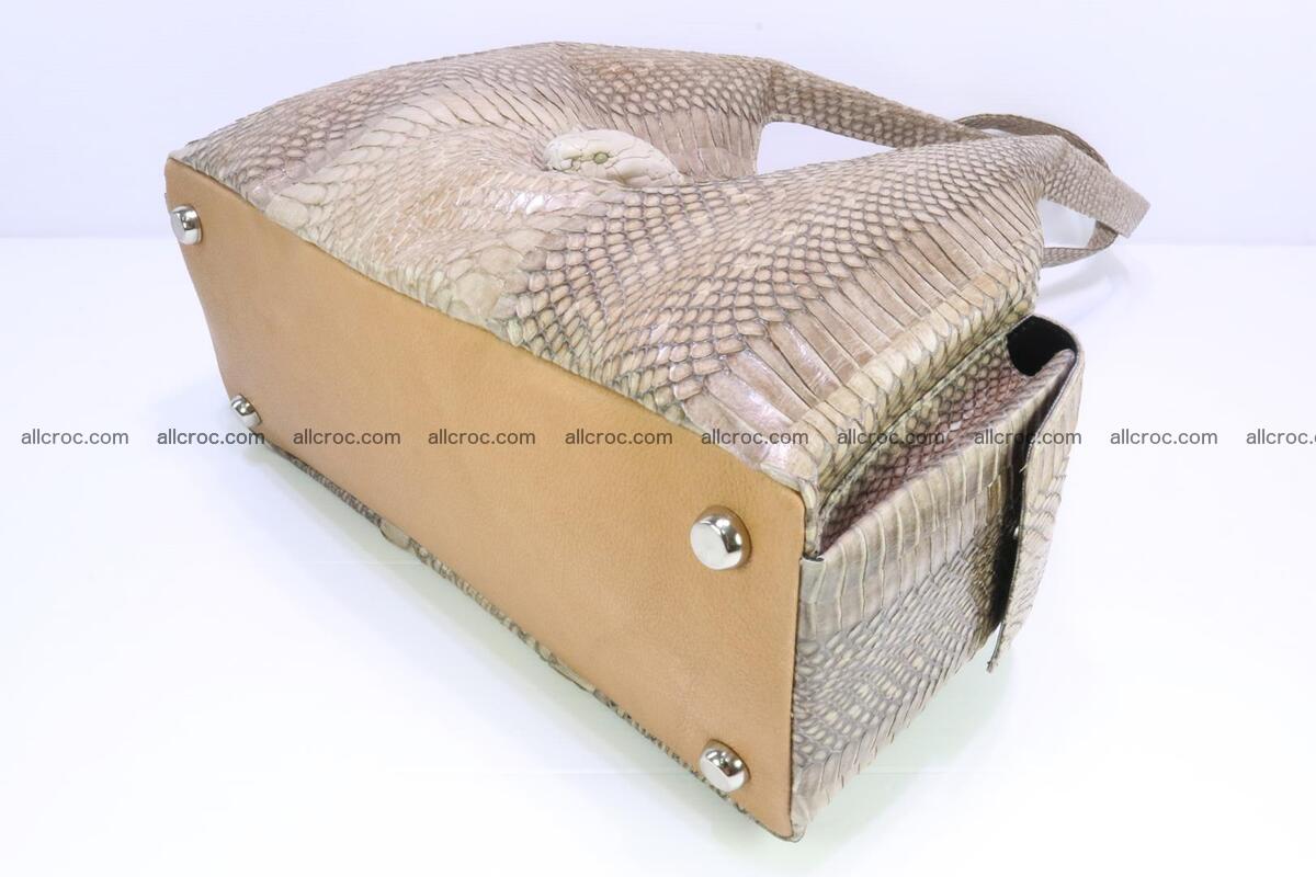 Handbag from cobra skin with head of cobra 174 Foto 8