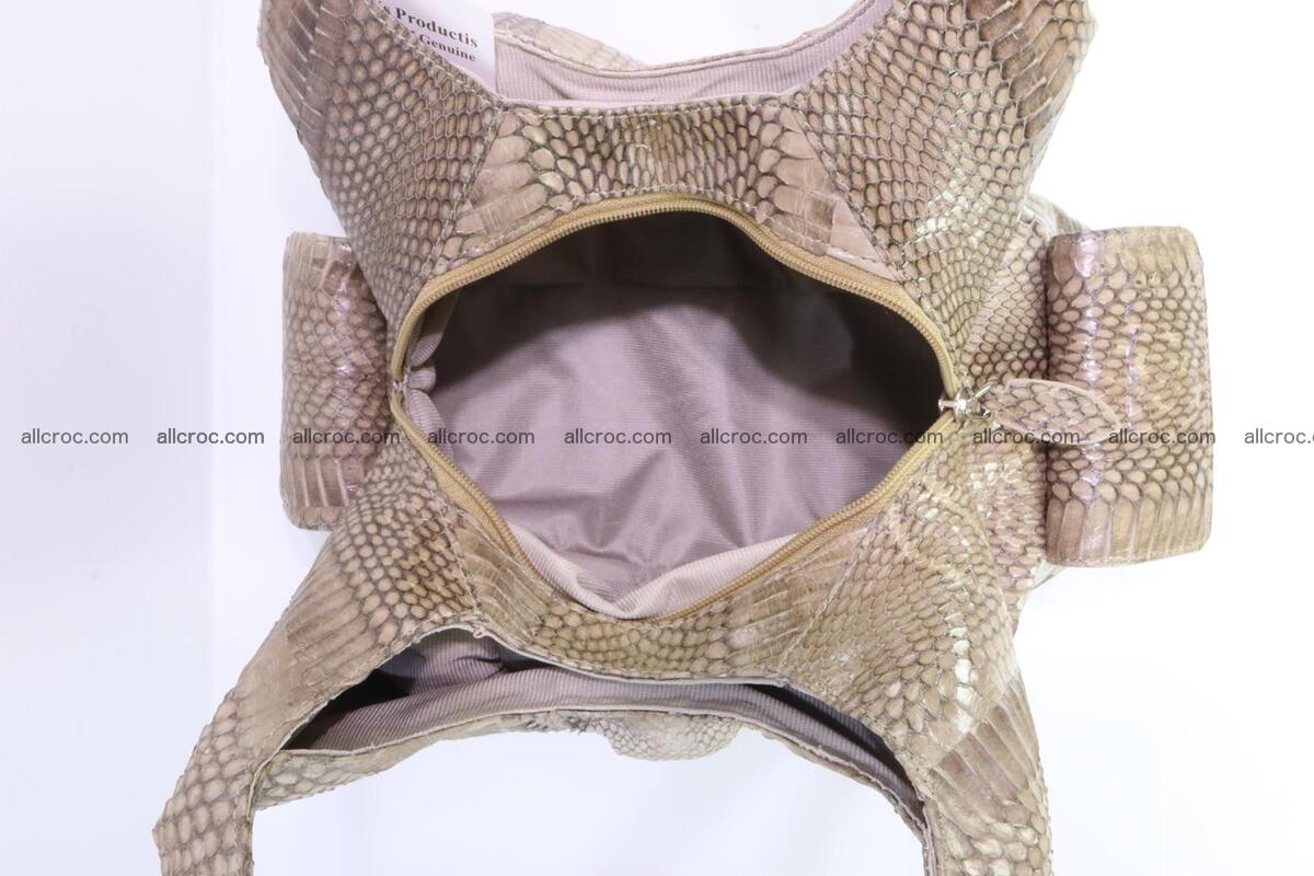 Handbag from cobra skin with head of cobra 174 Foto 11
