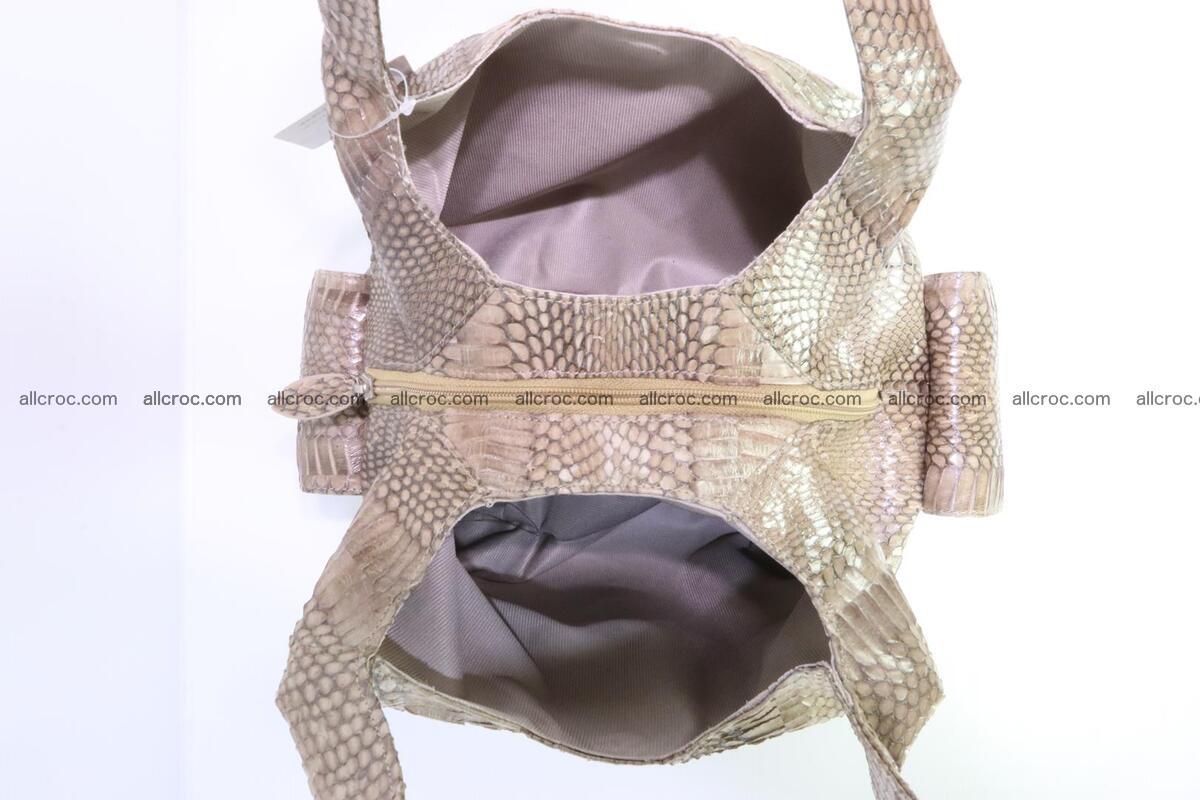 Handbag from cobra skin with head of cobra 174 Foto 12