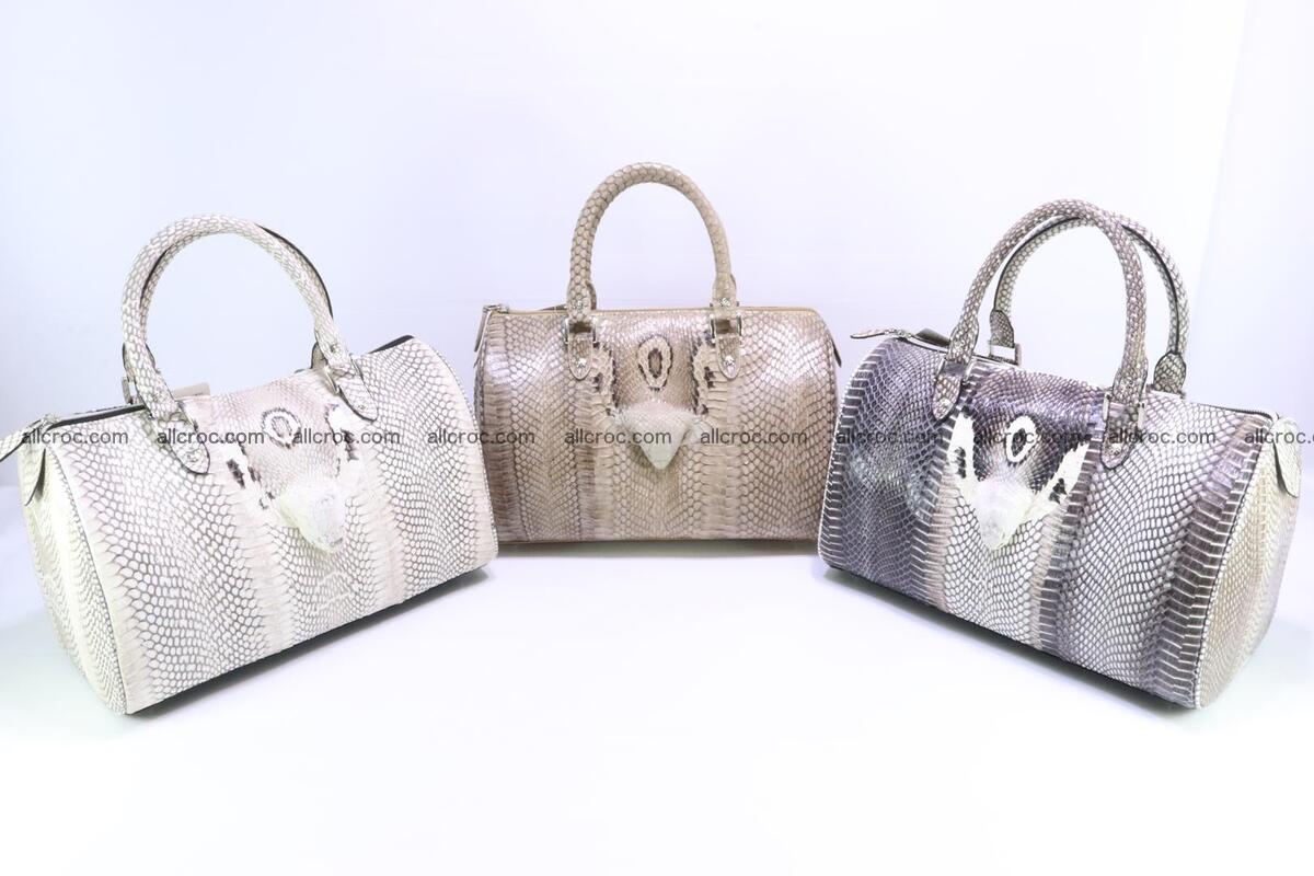 Handbag from cobra skin with head of cobra 171 Foto 14