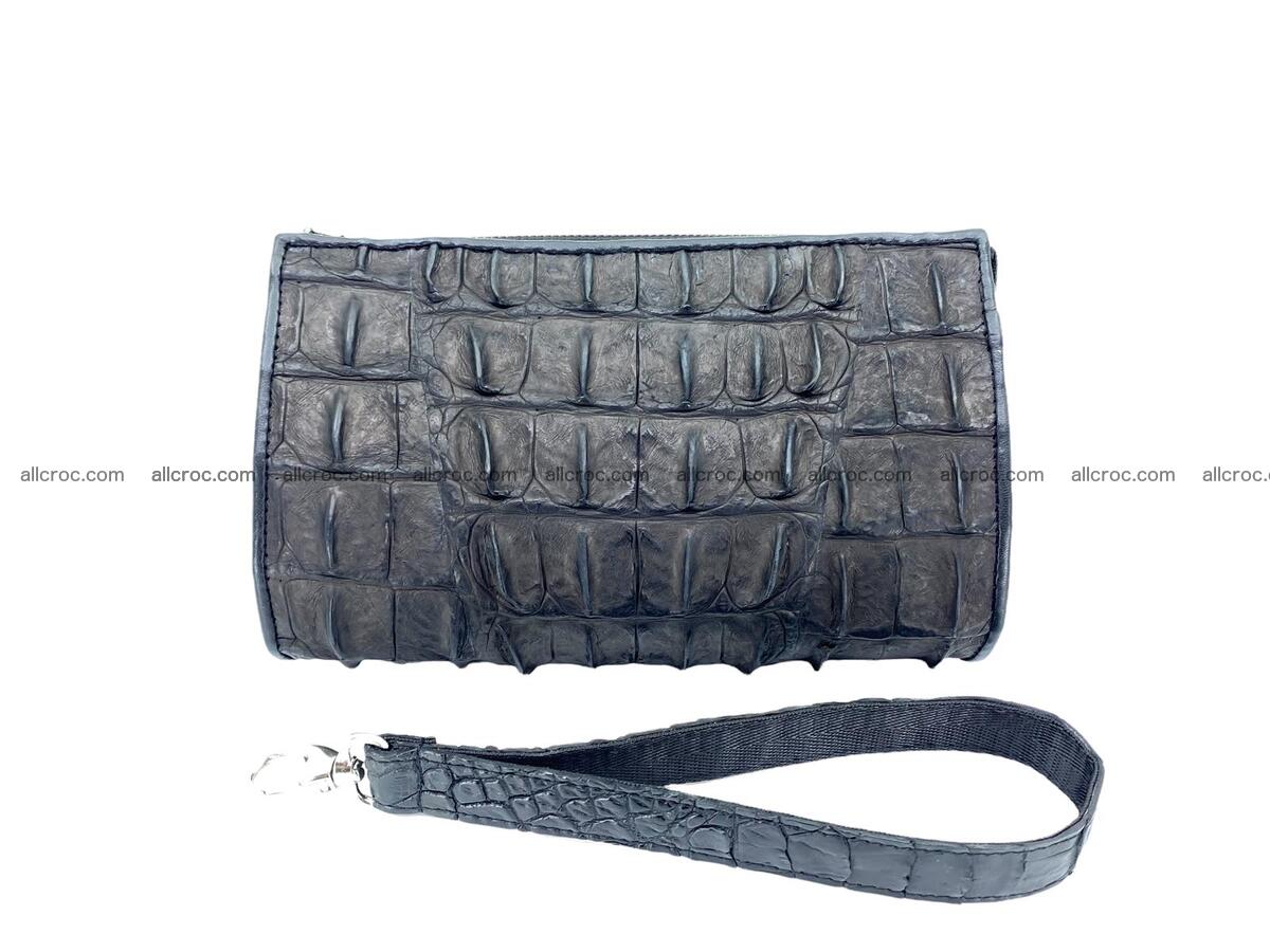 handcrafted crocodile skin clutch 1771 Foto 0