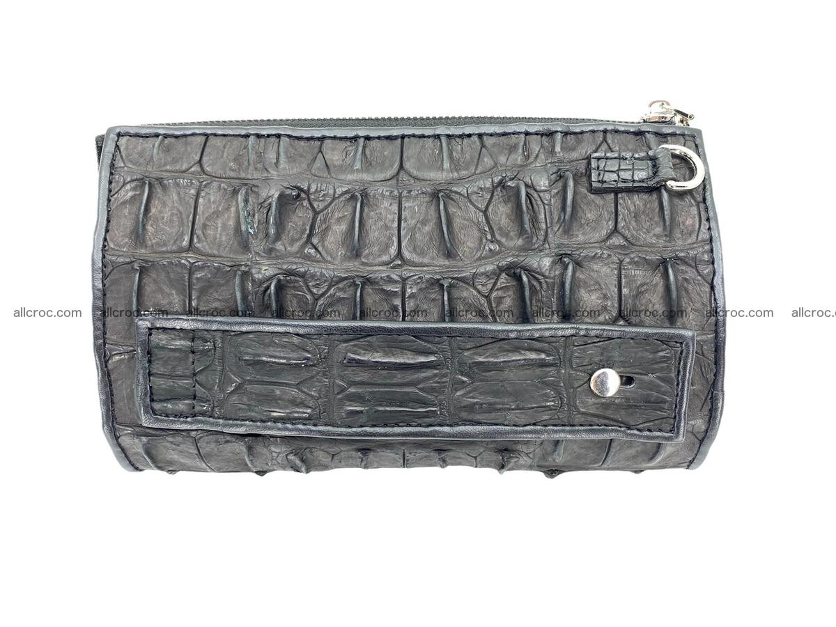 handcrafted crocodile skin clutch 1771 Foto 1