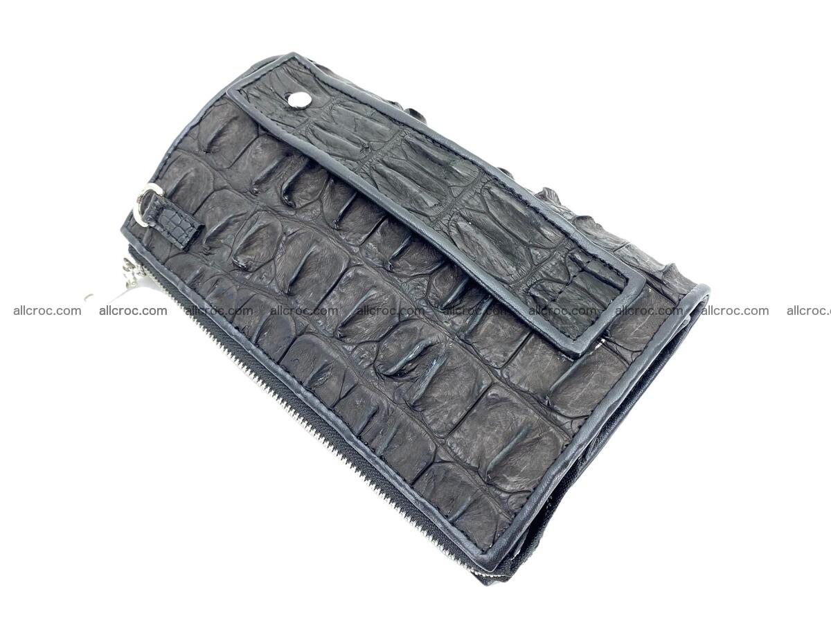 handcrafted crocodile skin clutch 1771 Foto 5