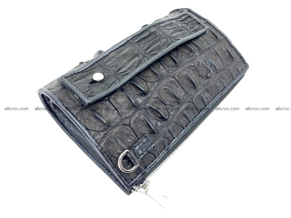 handcrafted crocodile skin clutch 1771 Foto 4