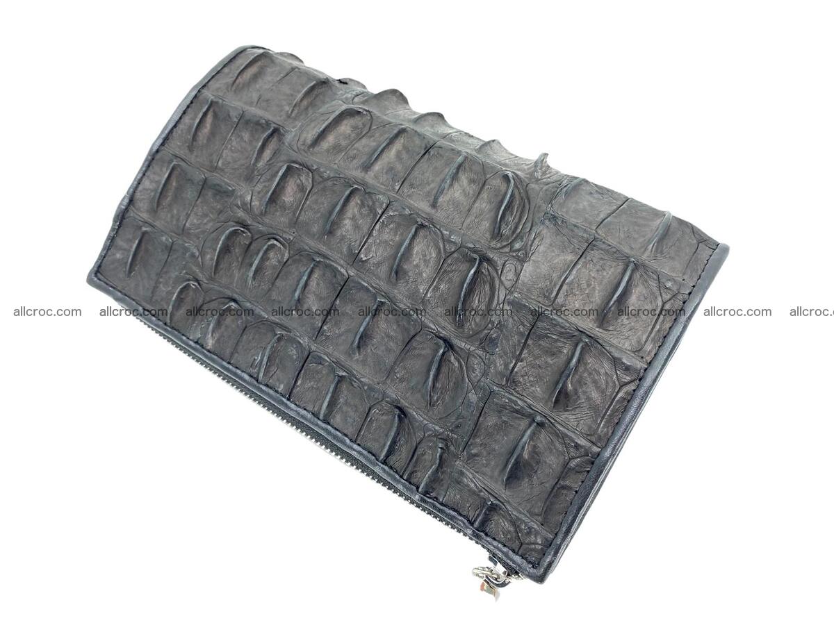 handcrafted crocodile skin clutch 1771 Foto 2