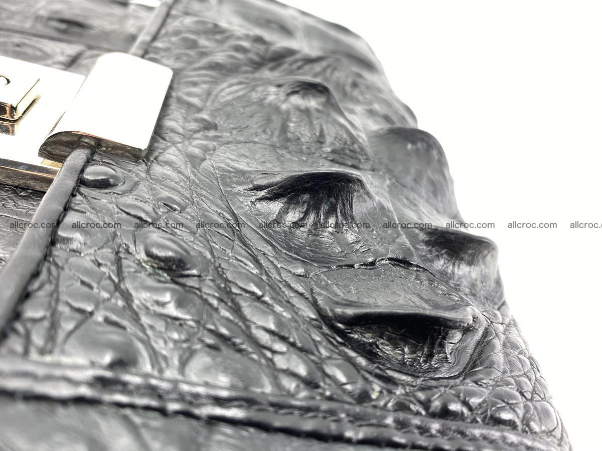 Handcrafted crocodile skin handbag 821 Foto 4