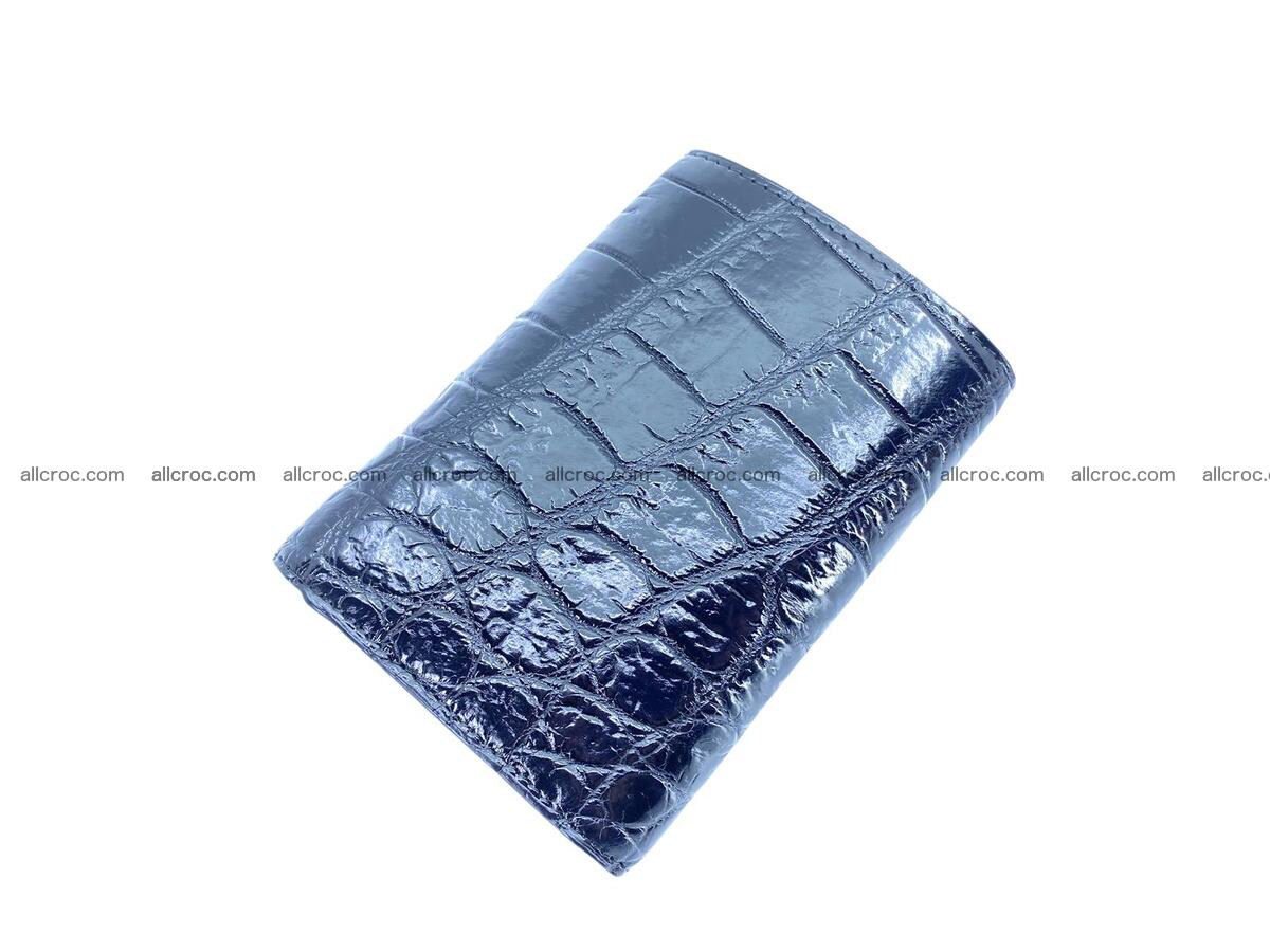 handcrafted Crocodile skin vertical wallet 1667 Foto 1