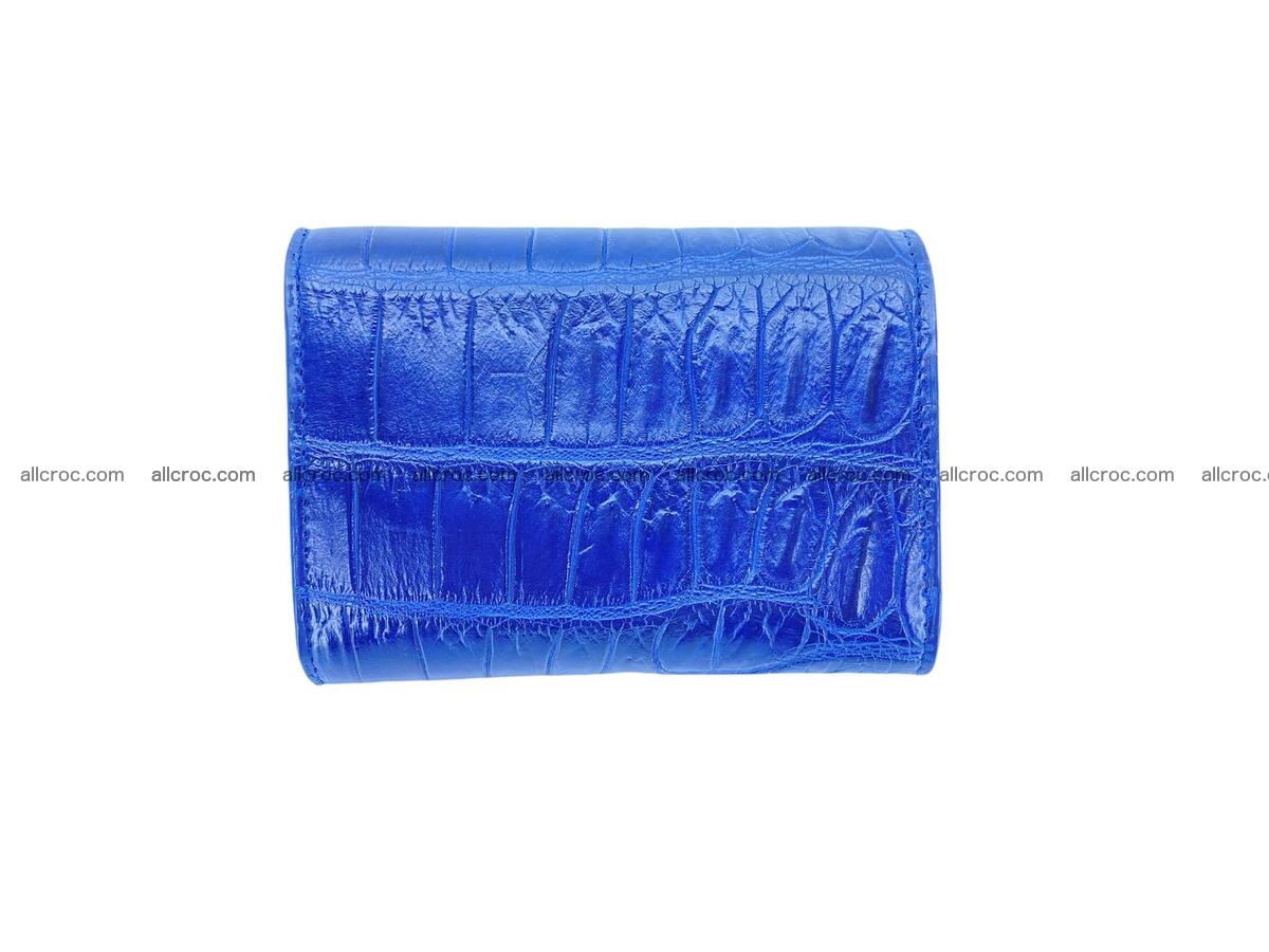 Handcrafted Crocodile skin vertical wallet 1669 Foto 5