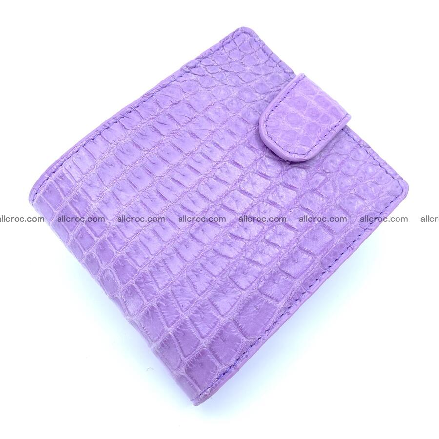 Handcrafted crocodile skin wallet 1176 Foto 0