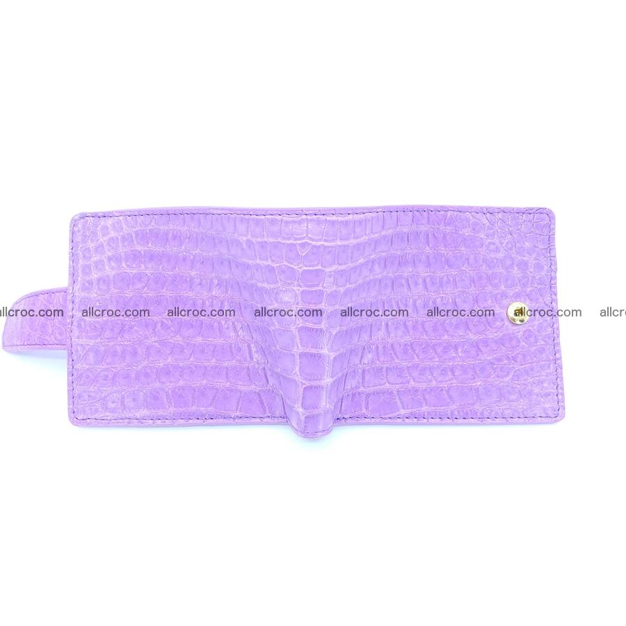 Handcrafted crocodile skin wallet 1176 Foto 3