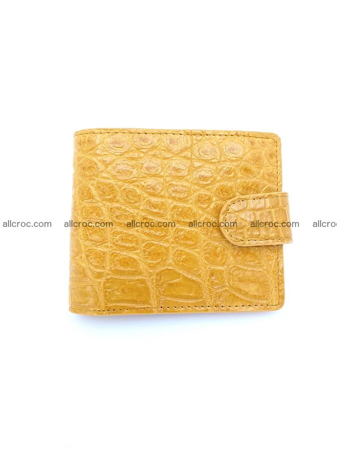 Handcrafted crocodile skin wallet 1175 Foto 2