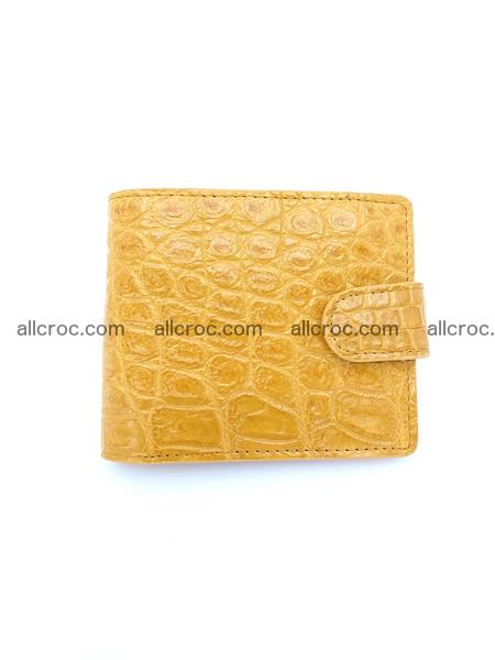 Handcrafted crocodile skin wallet 1175