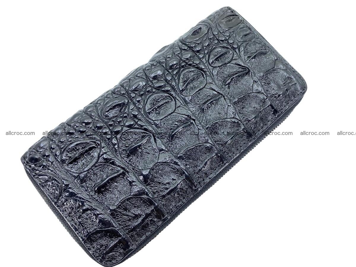 Handcrafted crocodile skin wallet 2055 Foto 0